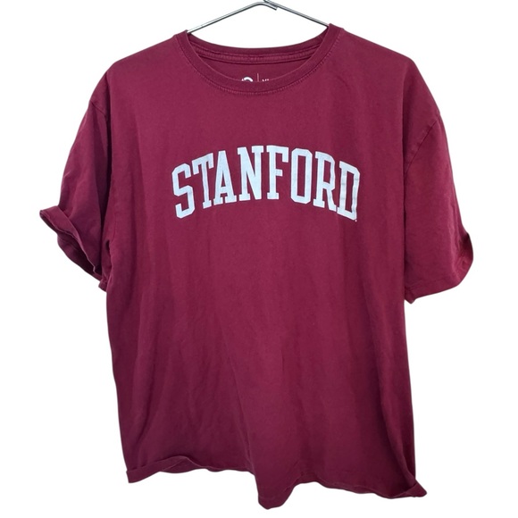 Alta Gracia Tops - Retro Vintage Stanford Women’s XL Cardinal Red Crew Neck T-Shirt